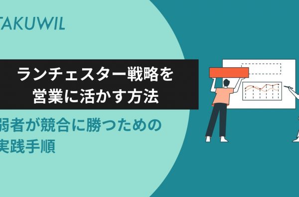 ランチェスター戦略を営業に活かす方法｜弱者が競合に勝つための実践手順を解説